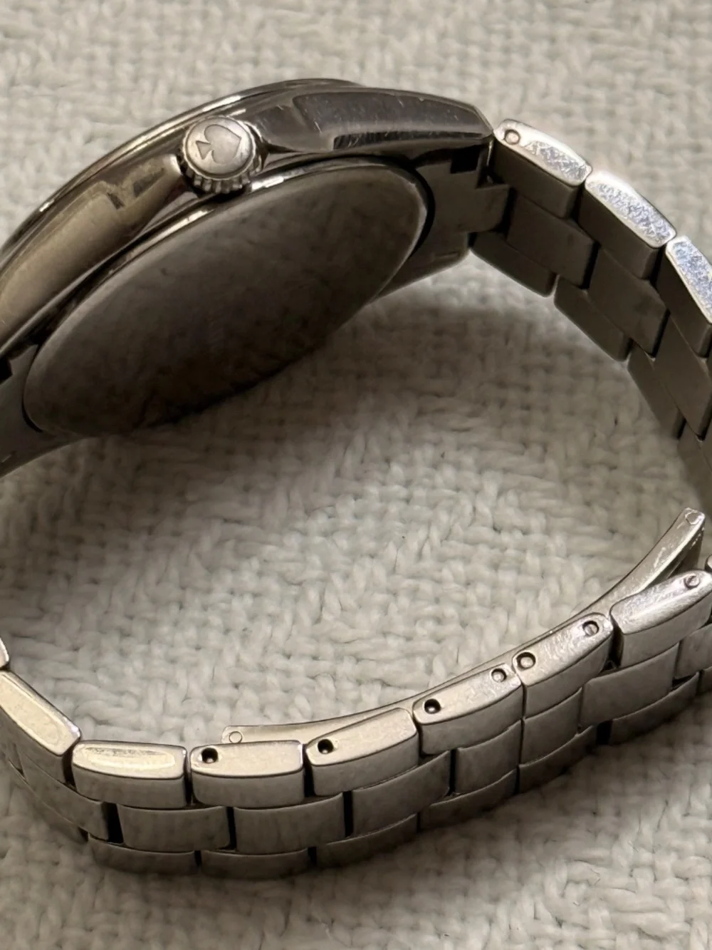 Kate Spade Silver Stainless Steel Link Wrist Watch #22